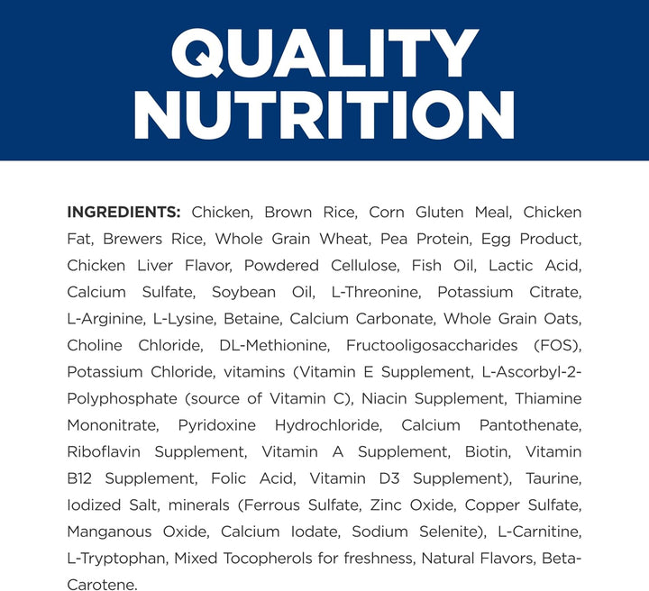 K/D Kidney Care with Chicken Dry Cat Food+, Veterinary Diet, 4 Lb. Bag