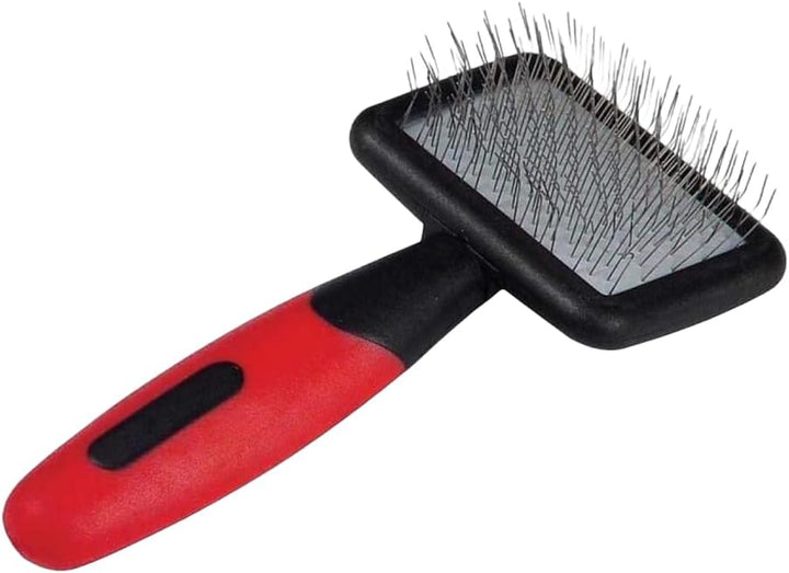 Paw Brothers Professional Grade Extra Long Slicker Brush - Ergonomic Handle, Removes Loose Undercoat and Tangles for Dogs