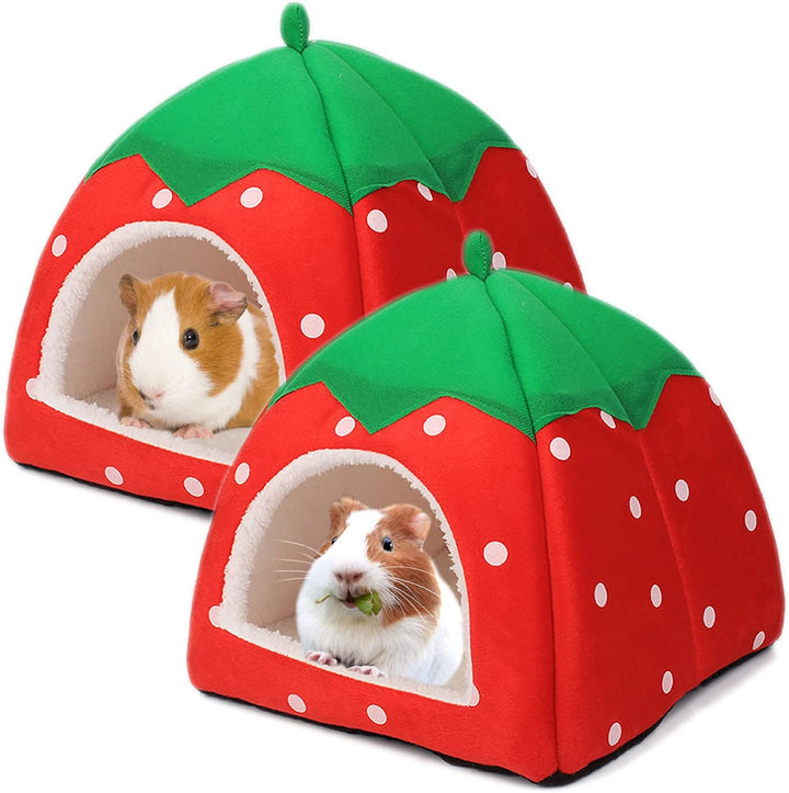 Guinea Pig Hideout Bed Rabbit House Cave Accessories Cozy Hide-Out for Bunny Hedgehog Ferret Chinchilla&Other Small Animals (Grey)