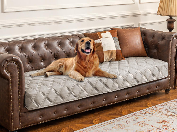 Waterproof Dog Bed Cover Pet Blanket with Anti-Slip Back for Furniture Bed Couch Sofa