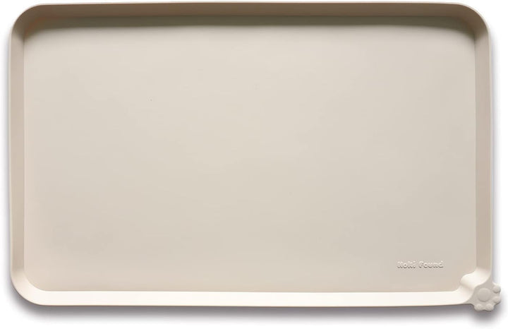 -Waterproof Pet Feeding Mats with High Lips - Multiple Size and Colors for Dogs, Cats & Others-G