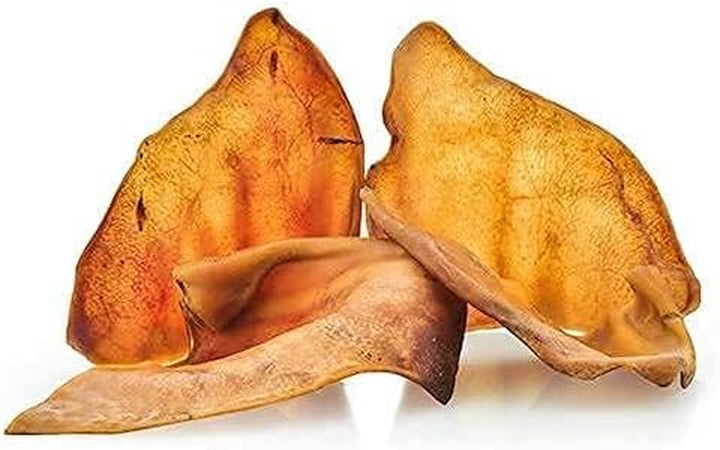 All Natural Jumbo Whole Pig Ears for Dogs (100 Pack) – 100 Natural Pork Ear Dog Treat by , 2.5 Pound