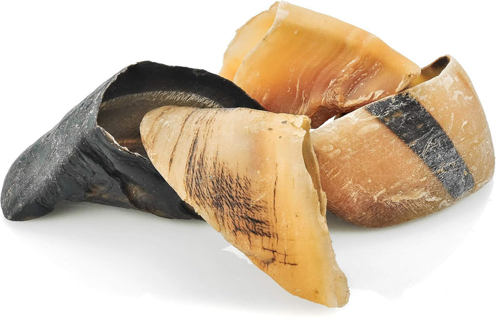 100% Natural Cow Hooves Dog Chews (25 Count Value Pack) - Free-Range & Grass-Fed Cattle - Long-Lasting Natural Alternative to Rawhide