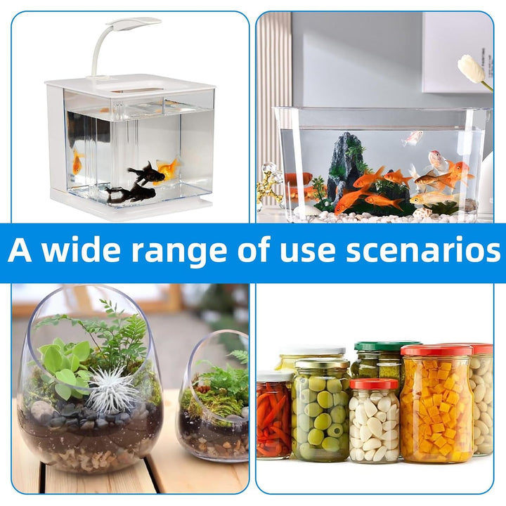 3PCS Aquarium Thermometer Strip 61-122℉(15-50°C), Easy-To-Read Fish Tank Thermometer Stick on Aquarium Test Strips for Aquarium Fish Tank, Adhesive Temperature Sticker Display for Brewing Aquarium