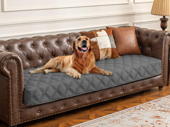 Waterproof Dog Bed Cover Pet Blanket with Anti-Slip Back for Furniture Bed Couch Sofa