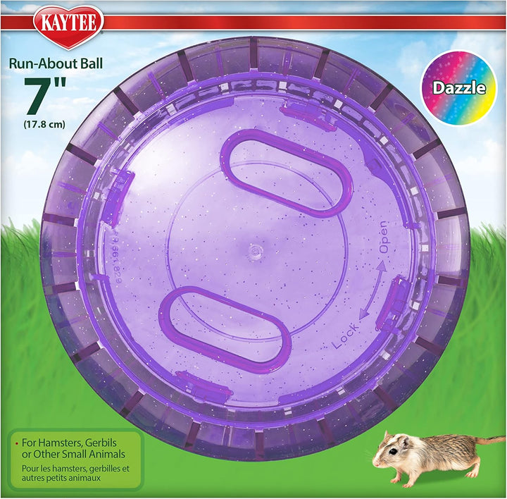 7" Clear Run-About Exercise Ball for Pet Hamsters & Gerbils