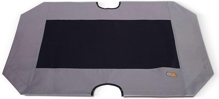 Dog Cot Replacement Cover, Designed to Fit K&H Large Pet Cots (Sold Separately), Indoor Outdoor, Breathable Cooling Mesh Center, Machine Washable - Large 42 X 30In Chocolate