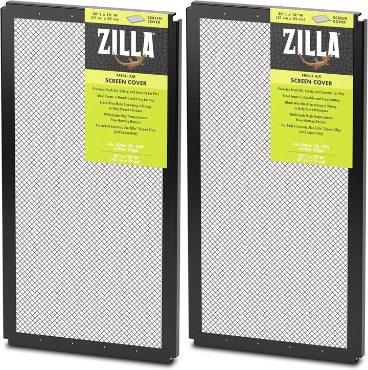 Pet Reptile Terrarium Fresh Air Screen Cover, 16" X 8"