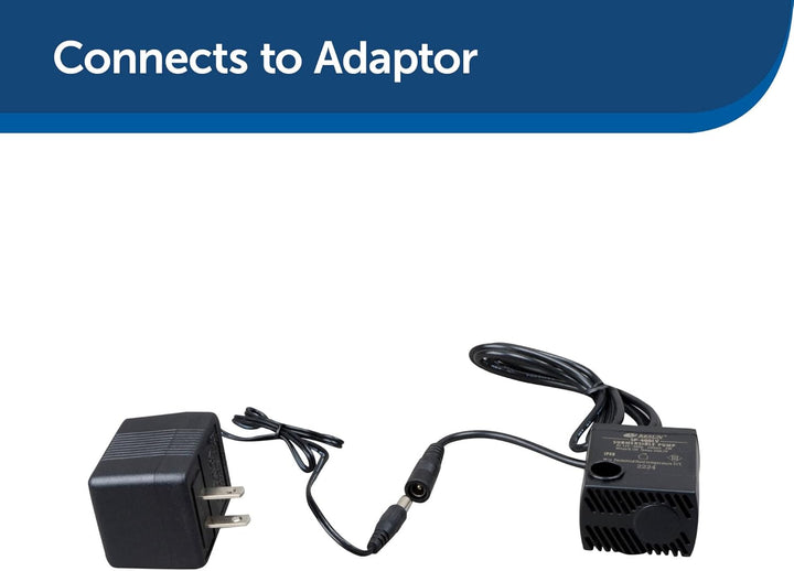 Replacement Pump, Submersible, Quiet Operation, Compatible with Drinkwell Ceramic, Stainless Steel, 360 Pet Water Fountains (PAC00-13206)