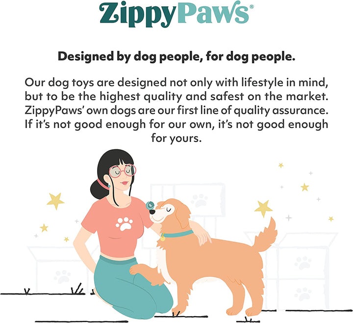 Burrow- Interactive Dog & Puppy Toys for Boredom, Stimulating Pet Products to Keep Them Busy, Hide & Seek Plush Dog Puzzles, Squeaky Toy for Enrichment, for Small & Medium Dogs- Chipmunk Log