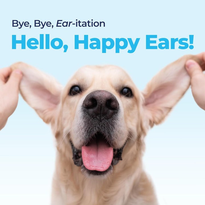 Oticbliss Cat & Dog Ear Infection Treatment Drops - with 1% Hydrocortisone & Microsilver BG for Dog Ear Infections - Vet Recommended Cat & Dog Ear Cleaner for Itchy Ear Relief