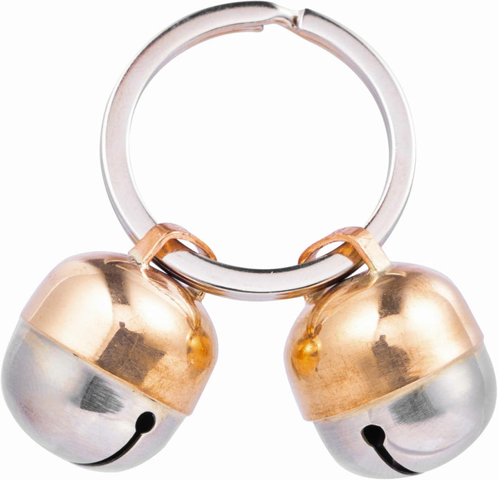 2 Extra Loud Cat & Dog Bells | Pet Tracker | save Birds & Wildlife | Luxury Handmade Copper (Small)