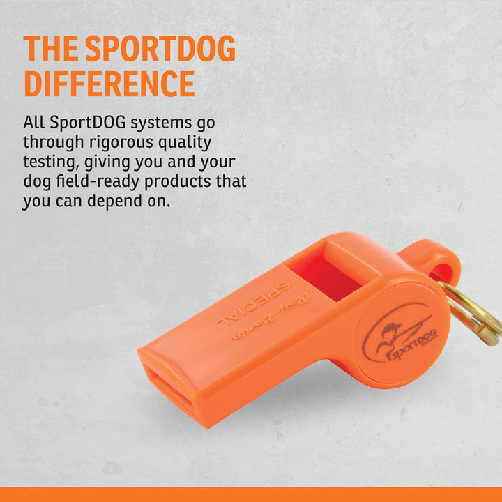 Brand Roy Gonia Special Whistle without Pea - Hunting Dog Training Whistle with Easy-To-Blow Design - Orange