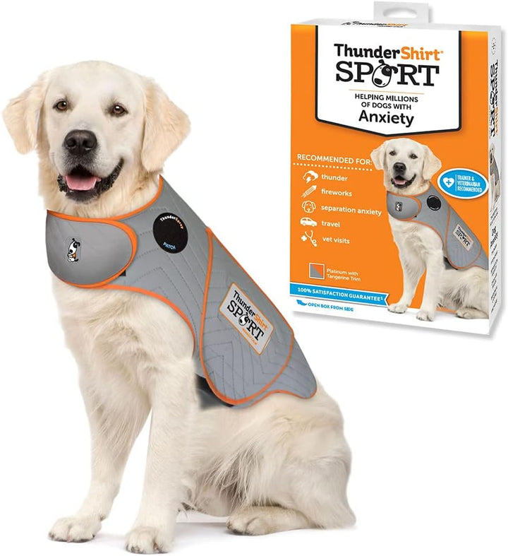 for Dogs, Large, Platinum Sport - Dog Anxiety Relief Calming Vest