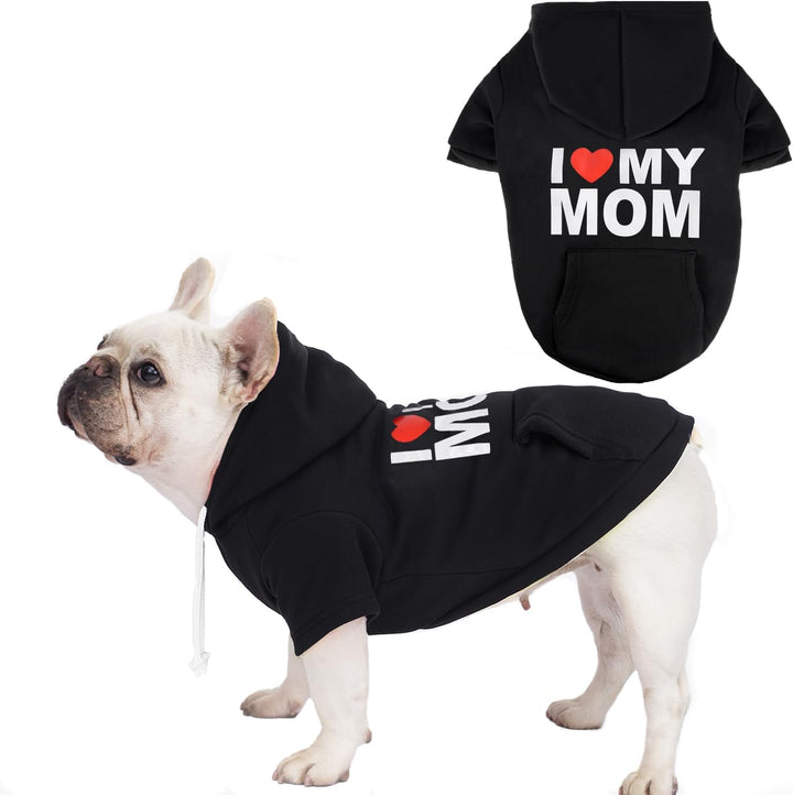 Dog Sweaters Hoodies for Large Dogs Security Ultra-Soft Fleece Dog Sweatshirt Cold Weather Pet Winter Clothes with Pocket for Small Medium Large Dogs (XL (Back: 24.2",Chest: 34.2"), Security)