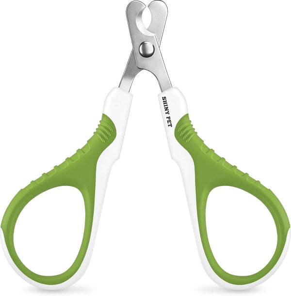 Pet Nail Clippers for Indoor Cats & Small Animals - Precision Angled Blades & Steady Grip - Ideal for Kittens Tiny Dogs Rabbits Birds - Nail Trimmer & Claw Scissors for Home Grooming - Ebook Guide