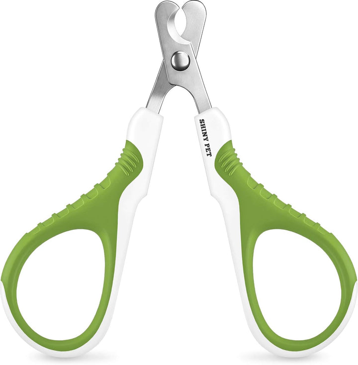 Pet Nail Clippers for Indoor Cats & Small Animals - Precision Angled Blades & Steady Grip - Ideal for Kittens Tiny Dogs Rabbits Birds - Nail Trimmer & Claw Scissors for Home Grooming - Ebook Guide