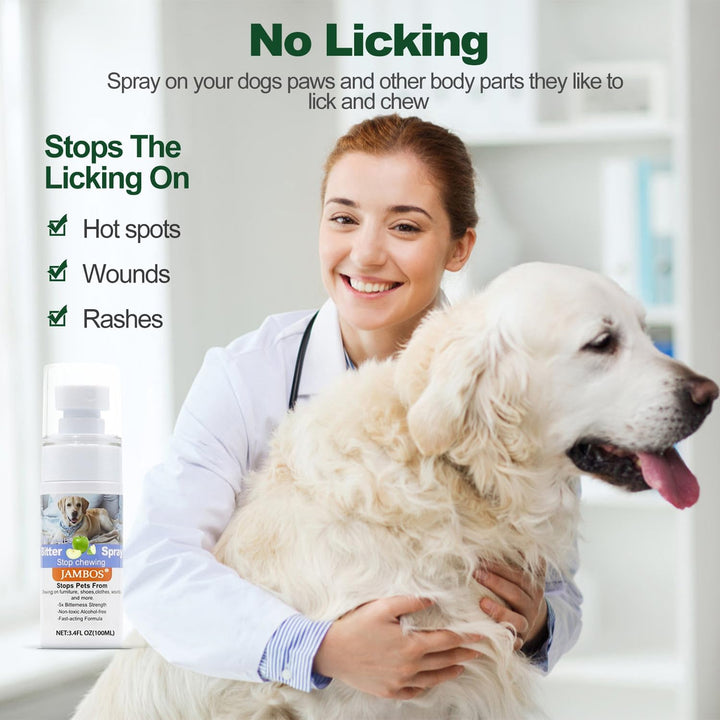 Effectively | 2 Bottles Bitter Apple Spray for Dogs to Stop Chewing, NO Chew Spray for Dogs Protect the Safety of Furniture and Your Belongings, Prevent Licking Injuries (Blue, M)