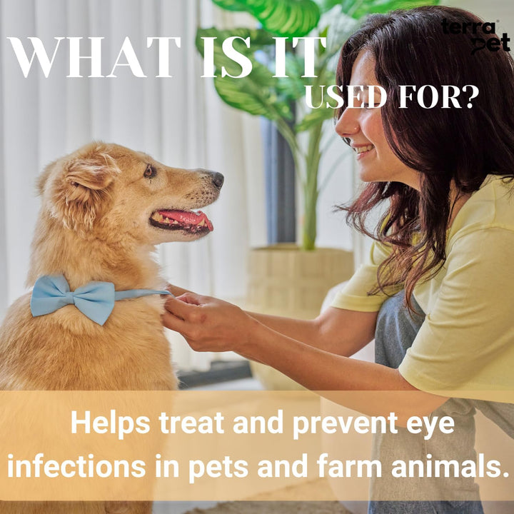 Pet Eye Cream Health for Dogs, Cats, Cattle, Sheep, Horse, Bird 1/8 Oz /5Gr, 1 Tube