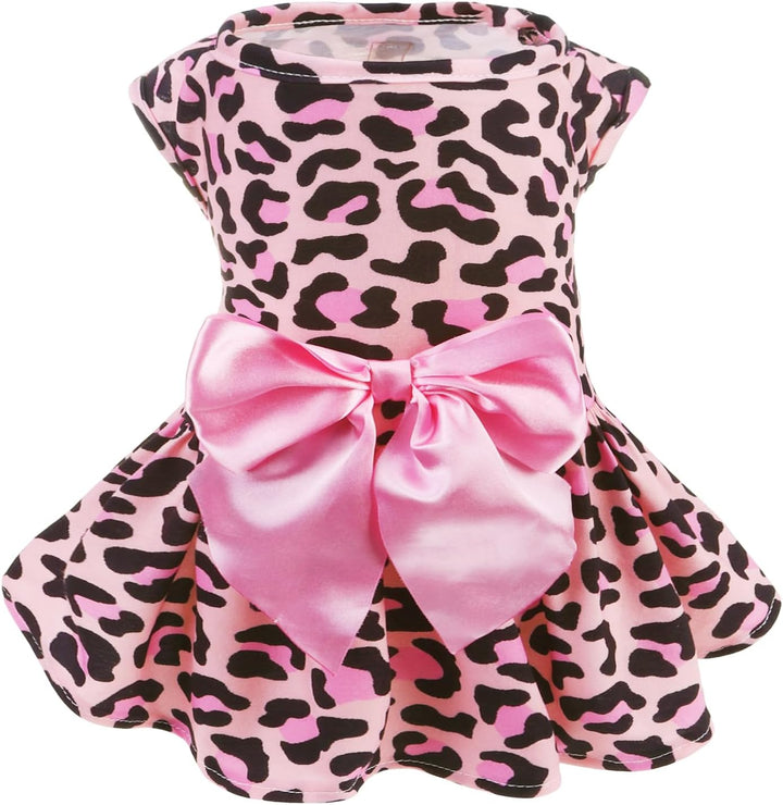 Classic Plaid Dog Dress Cute Puppy Clothes Outfit Medium