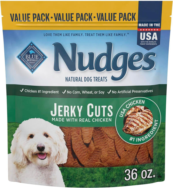 Nudges Jerky Cuts Natural Dog Treats Chicken