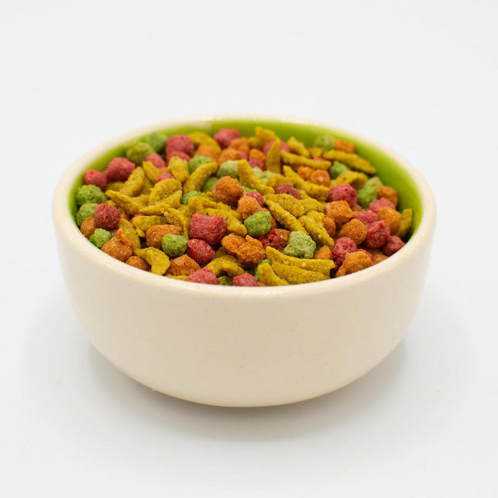 Fruitblend Bird Pellets, Daily Bird Food for Cockatiel, Lovebird, Quaker, Small Conure, Lorikeet, Core Nutrition for Medium Birds, Cockatiel Pellets, Conure Food (M, 2 Lbs)