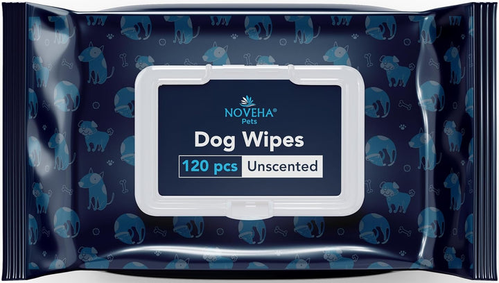 Pet Wipes - Formulated Pet Wipes - for Facial and Finger Folds, Underarms - 3" X 2" Size (150 Counts)
