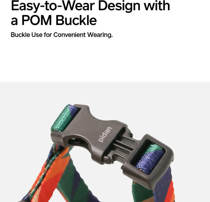 Cat Harness and Leash Set, Cats Escape Proof - Adjustable Kitten Harness for Large Small Cats, Lightweight Soft Walking Travel Petsafe Harness（(Multicolor-M Size）