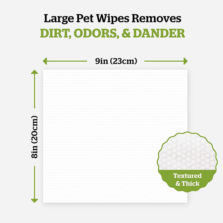 Pogi’S Dog Grooming Wipes – Hypoallergenic Pet Wipes for Paws, Body & Butt – Cleaning & Hydrating, Fragrance Free, 100-Count