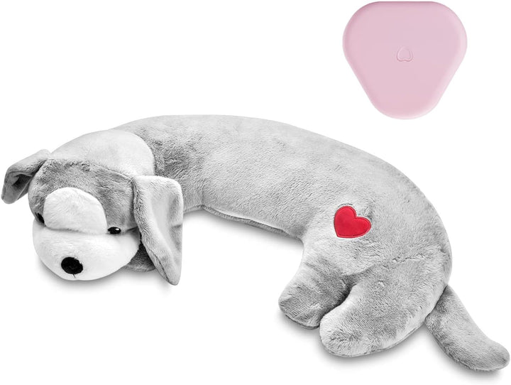 Heartbeat Toy Puppy Heartbeat Stuffed Animal Heartbeat Plush Toy for Puppy, Dog Heartbeat Toy for Pet Anxiety Relief Behavioral Sleep Aid Crate Kennel Training Puppy Cuddly Comfort Toy…