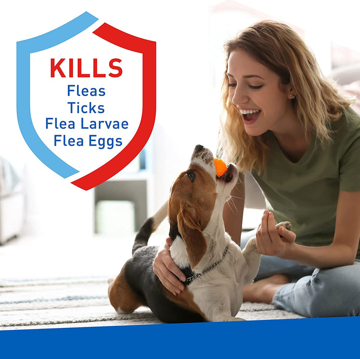plus Carpet Powder, Kills Fleas and Ticks on Contact, Kills All Stages of the Flea Life Cycle, 30 Day Protection, Freshens and Deodorizes, Treats up to 400 Sq Ft, 1LB