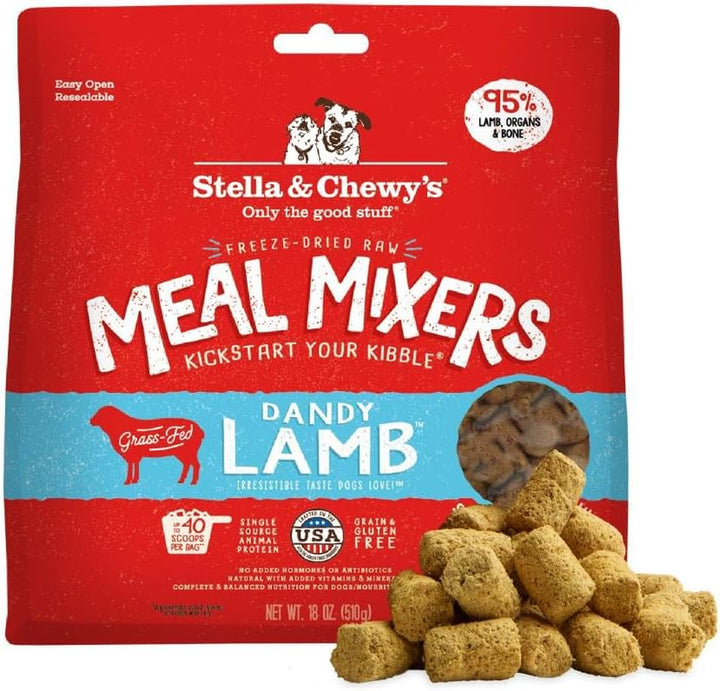 Freeze-Dried Raw Chicken Meal Mixers- Dog Food Topper and Mixer - Made with 95% Cage-Free Chicken, Organs & Bone - Perfect for Picky Eaters - Grain-Free - 3.5Oz