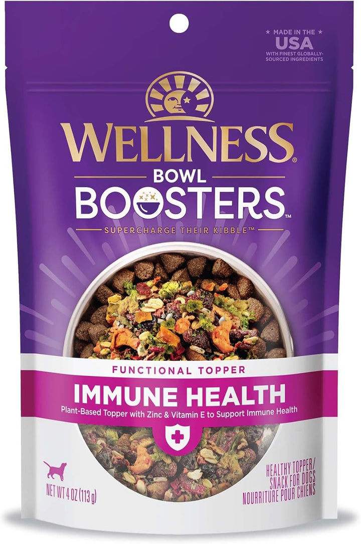 Bowl Boosters, Dog Food Topper for Small, Medium, & Large Breeds, Grain Free, Natural, Freeze Dried, Digestive Health Chicken, 4 Ounce Bag (Pack of 1)