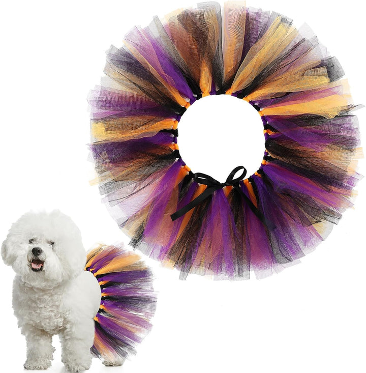 Dog Tutu Tulle Tutu for Dogs Small Large Medium Puppy Dress Ballerina Costume Skirt for Halloween Puppy Cats Bunny Pet Outfit Birthday Wedding Party Photo Prop Supplies(Pink)