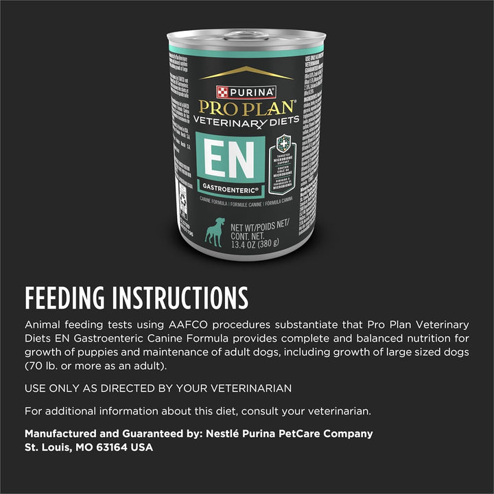 Purina  EN Gastroenteric Canine Formula Wet Dog Food - (Pack of 12) 13.4 Oz. Cans