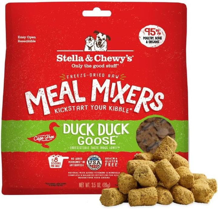 Freeze-Dried Raw Chicken Meal Mixers- Dog Food Topper and Mixer - Made with 95% Cage-Free Chicken, Organs & Bone - Perfect for Picky Eaters - Grain-Free - 3.5Oz