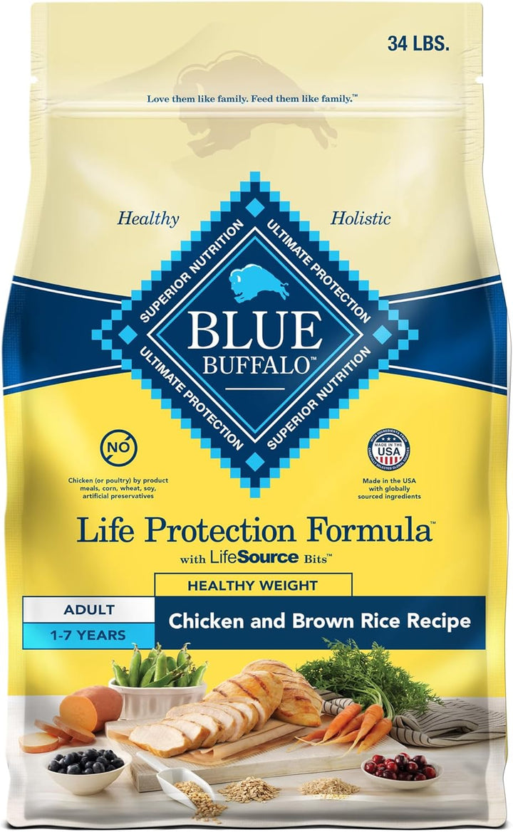 Life Protection Formula Natural Adult Dry Dog Food, Chicken and Brown Rice 5-Lb Trial Size Bag