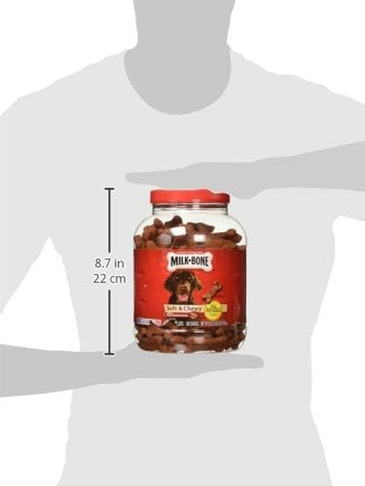 Milk Bone Soft & Chewy Dog Snacks (Beef & Filet Mignon Recipe) 37Oz