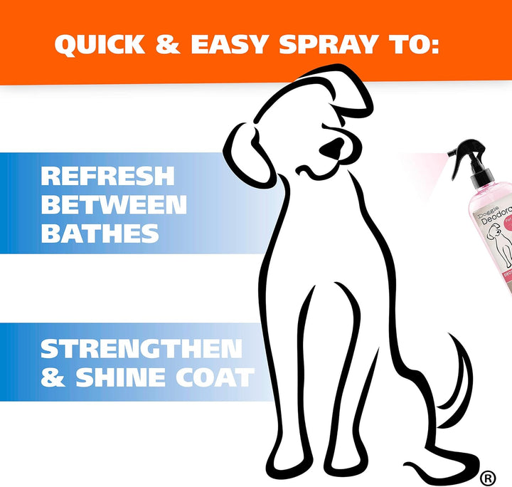USA Cornflower Scented Pet Deodorant Spray for All Dogs & Cats – Clean Fresh Smell Refreshes & Deodorizes – 8 Oz - Model 820009A