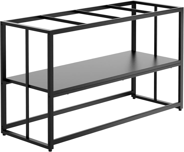 40 Gallon Fish Tank Stand 660LBS Capacity for Aquarium Stand Metal Fish Tank Stand 38.2"X18.5"X29.5" Dual-Layer Design Terrarium Stand Ideal for Home and Office