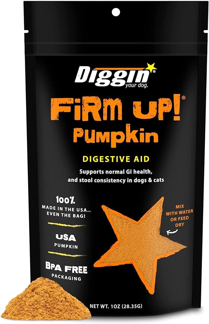 – Firm up Pumpkin for Dogs & Cats – Fiber Supplement with Pumpkin & Apple Fiber for Cat & Dog Digestive Support – Made in USA, 4 Oz