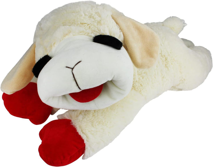 Lambchop Plush Dog Toy 24" with Squeaker Color:White 24" Size:Pack of 1