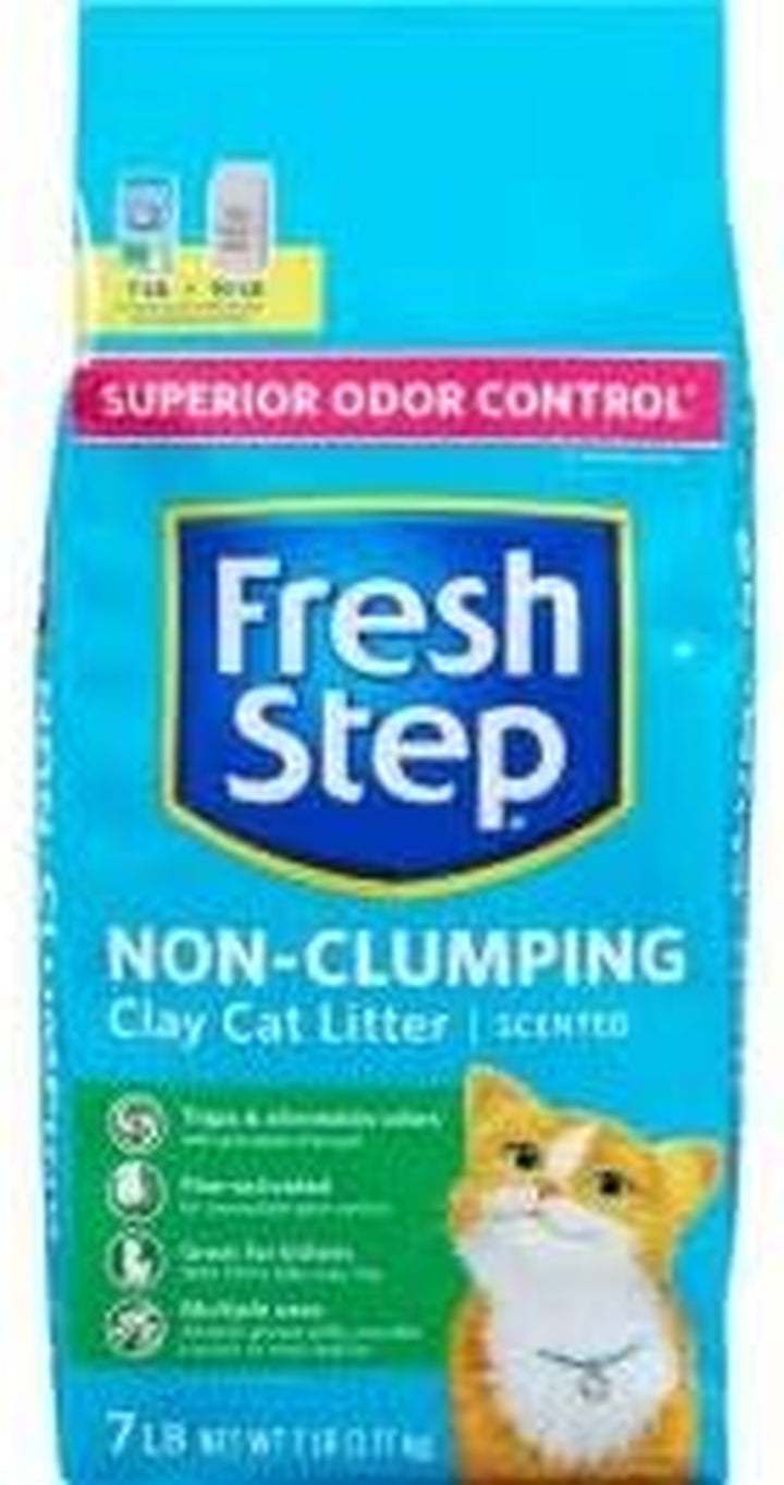Non Clumping Cat Litter with Febreze Freshness, with 7-Day Odor Control, 7 Lb. Bag