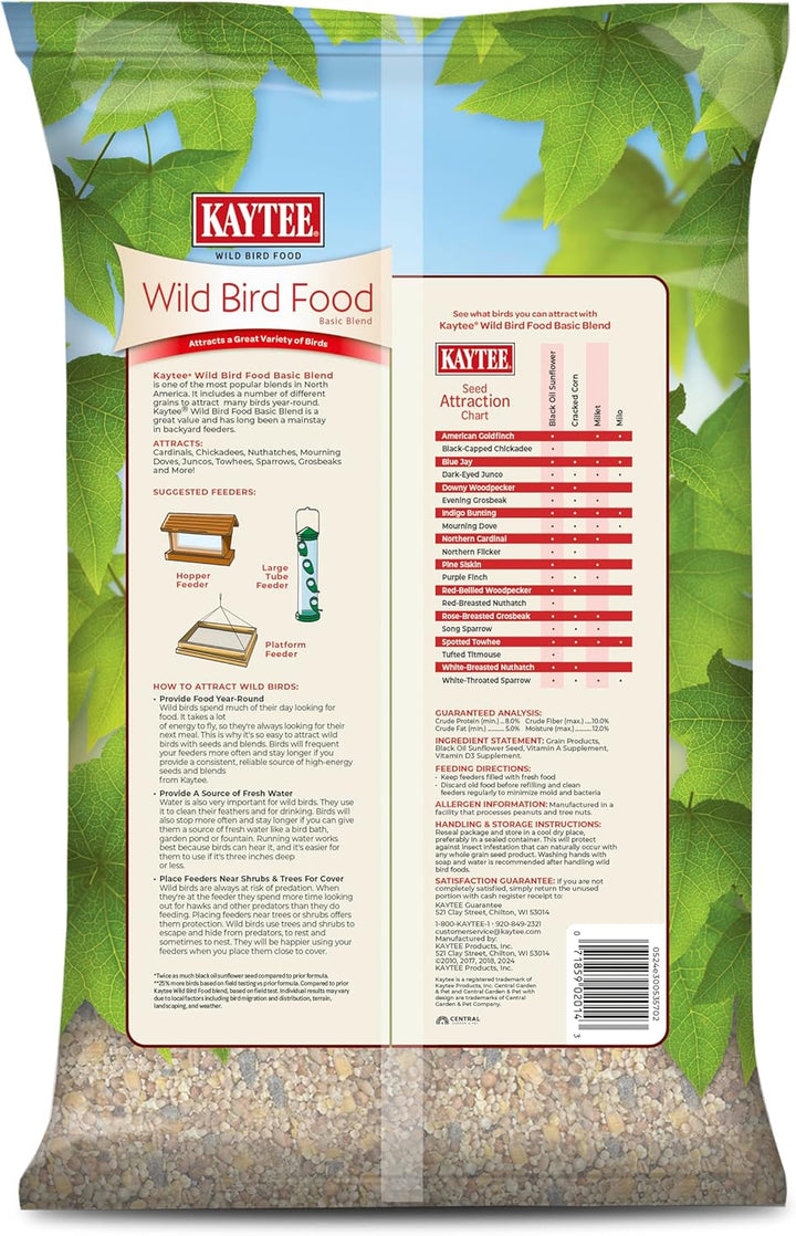 Wild Bird Food Basic Seed Blend, 5 Lb