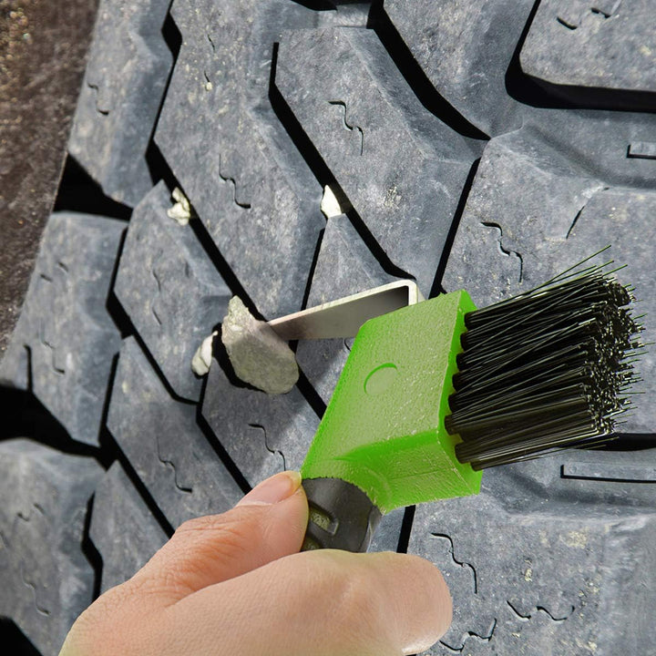 4Pcs Horse Hoof Pick Brushes, with Soft Touch Rubber Handle