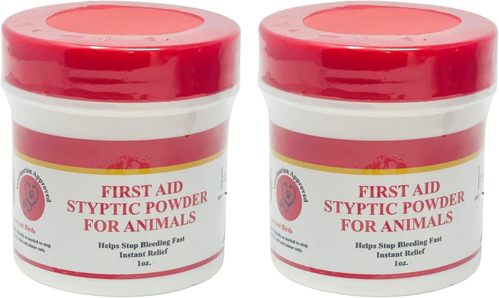Styptic Powder for Animals – Fast-Acting Blood Stop for Dogs, Cats, Birds & Small Pets – First Aid Powder for Nail Bleeding, Minor Cuts & Grooming – 1 Oz, Pack of 1