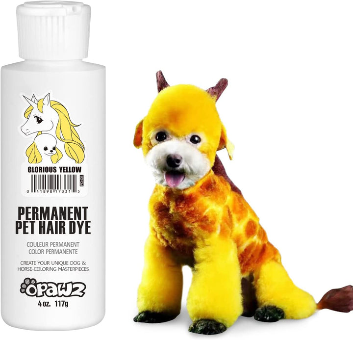 Permanent Dog Hair Dye, Pet Hair Dye Safely Used by Grooming Salons for a Decade, Pet Safe Dye Lasts over 20 Washes, Bright Color for Dogs and Horses (Adrian Pink)