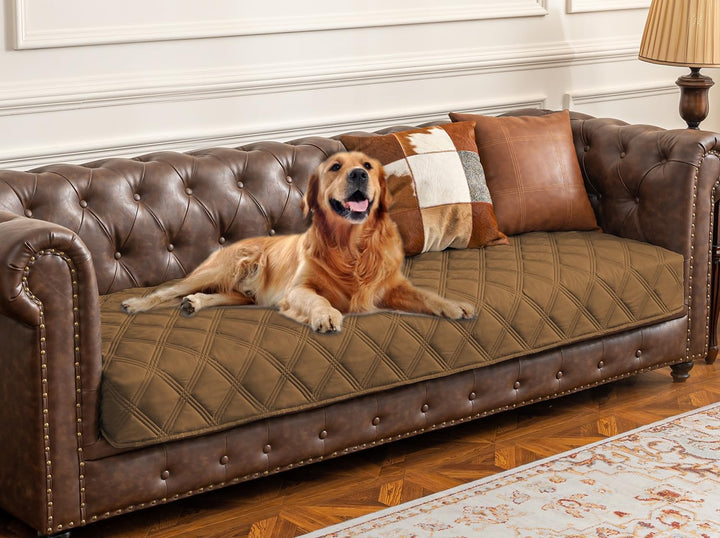 Waterproof Dog Bed Cover Pet Blanket with Anti-Slip Back for Furniture Bed Couch Sofa