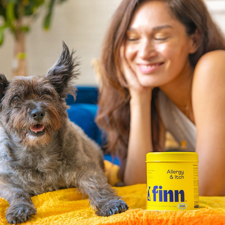 Allergy & Itch for Dogs | Daily Support for Itchy Skin, Immune Health & Seasonal Allergies from Colostrum, Bee Propolis + Probiotics | 90 Soft Chews