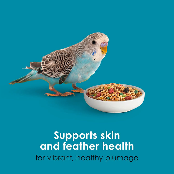 Forti-Diet Pro Health Nourish+Protect Parakeet Food, Comprehensive Nutrition Backed by Science, Digestive Health, Immune Support, 2 Pounds